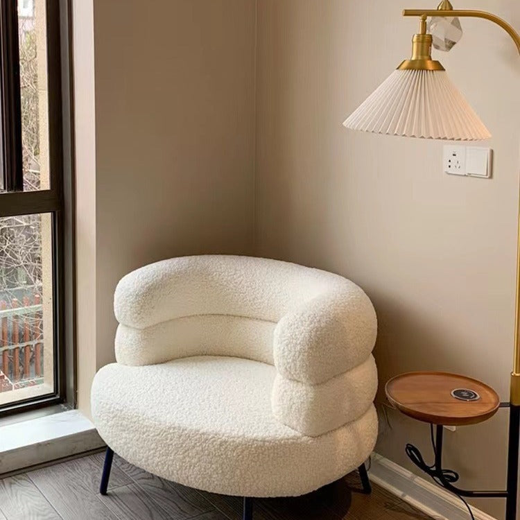 Single Sofa Living Room Balcony Small Household Garden Chairs Sofa Chair