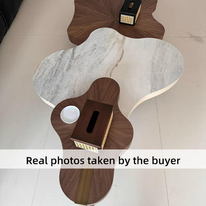 Modern Living Room Coffee Table, Italian Wooden Small-sized Coffee Table