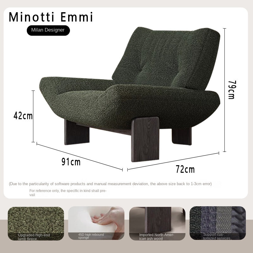 Home Furniture Modern Solid Wood Leisure Chair