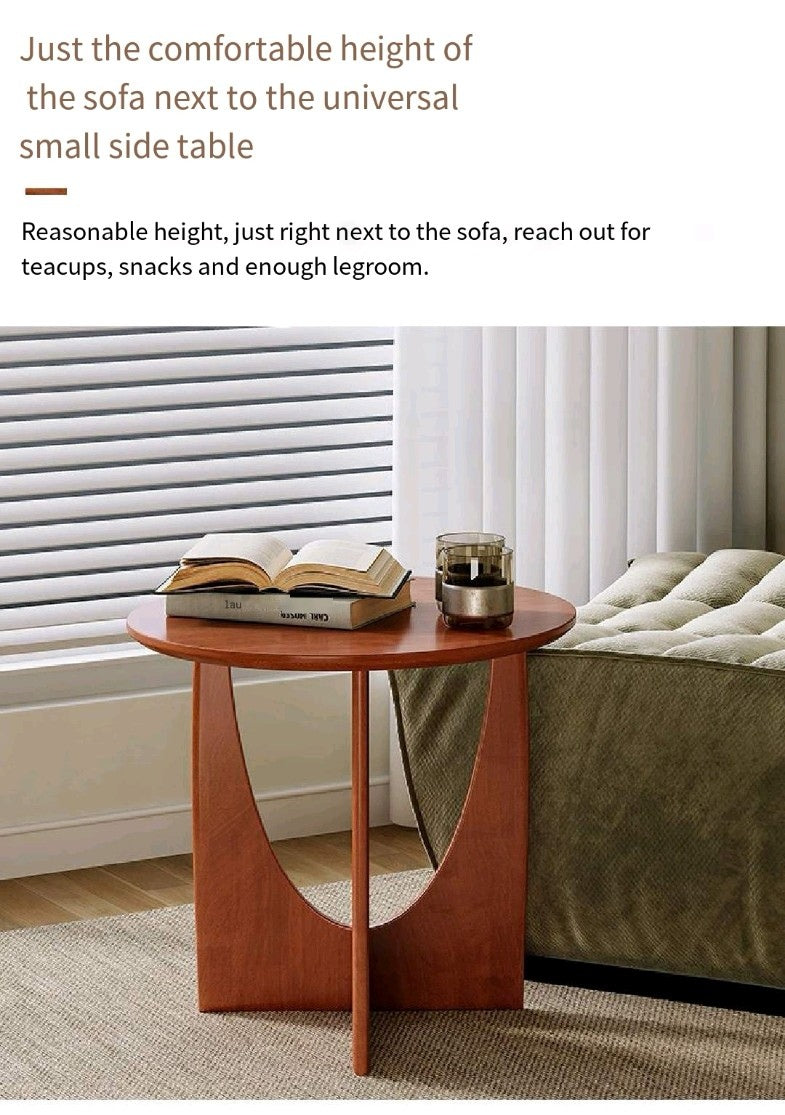 Nordic All Solid Wood Corner Table Modern Living Room Console Table