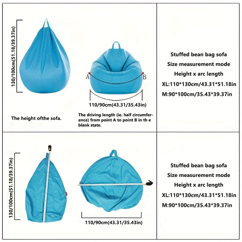 Sofa Bean Single Bean Bag Lazy Sofa Filled Inside