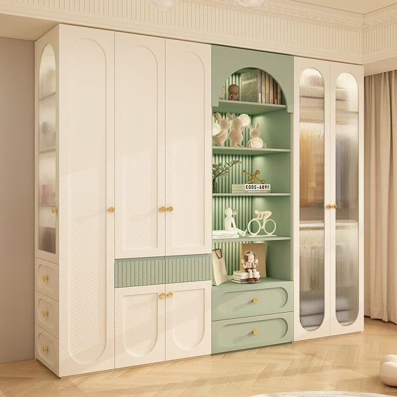 Customized  Double Color Wardrobe Design Furniture Bedroom Wardrobe