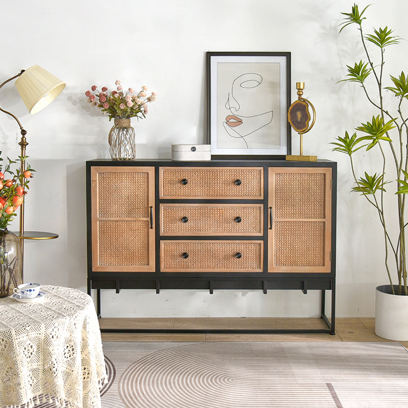 Storage Console Table with Drawers for Dining and Entry Living Room Furniture