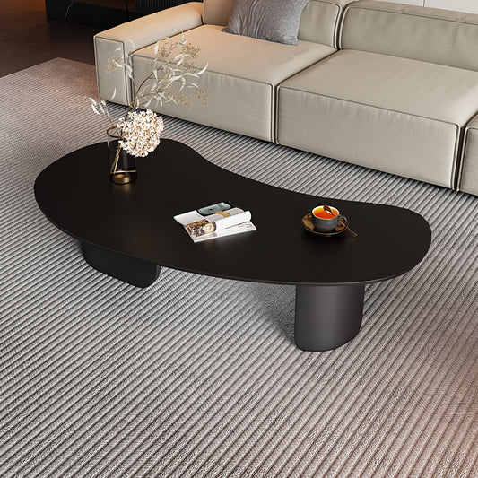 Rock Board Tea Table Black Cashew Nut Coffee Tables