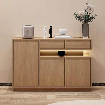 Simple Wood Sideboard for Living Room and Dining Storage in Kitchen or Entrance Hall