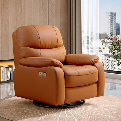 Recliner Functional Sofa Suit Furniture Living Room Manual Retractable Leather Sofa Recliner