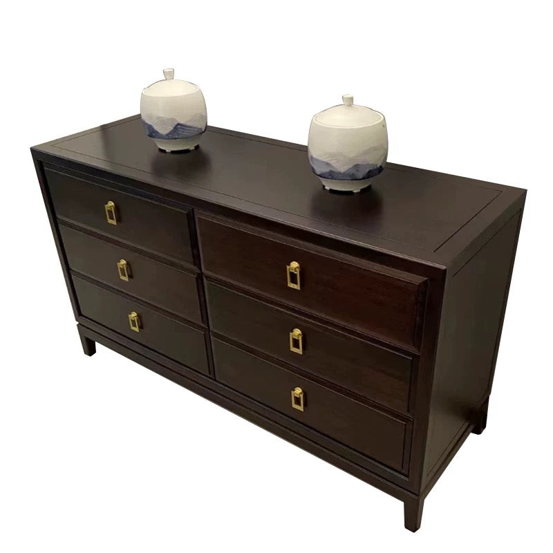 Solid Wood Chest of Drawers Storage Cabinet for Bedroom Living Room Entryway