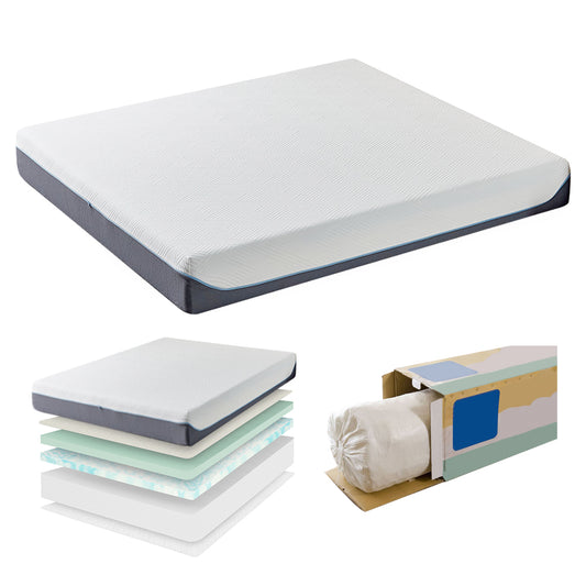 Rectangle Soft Natural Latex Cotton Spring Memory Foam Mattress