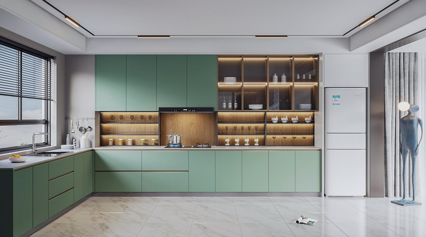 Modern Mueble Recibidor Wooden Smart Custom Design Kitchen Cabinet