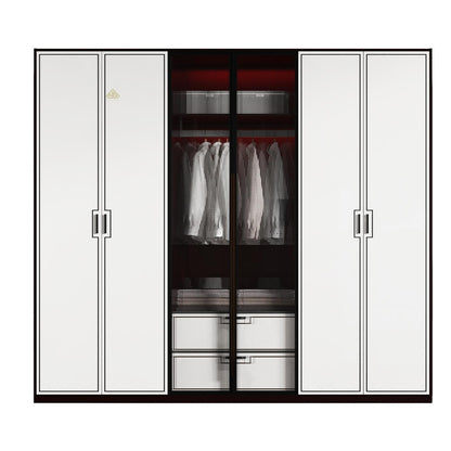 Practical Storage Cabinet  Wooden Wardrobe Made with Particle Board