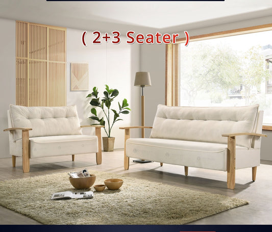 2 / 2 / 3 Seater Fleece Velvet Fabric Sofa / Sofa Bed