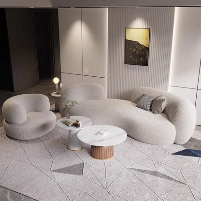 Modern Living Room Lounger 2 Seater Loveseat Sofas Upholstered Couch Furniture Set