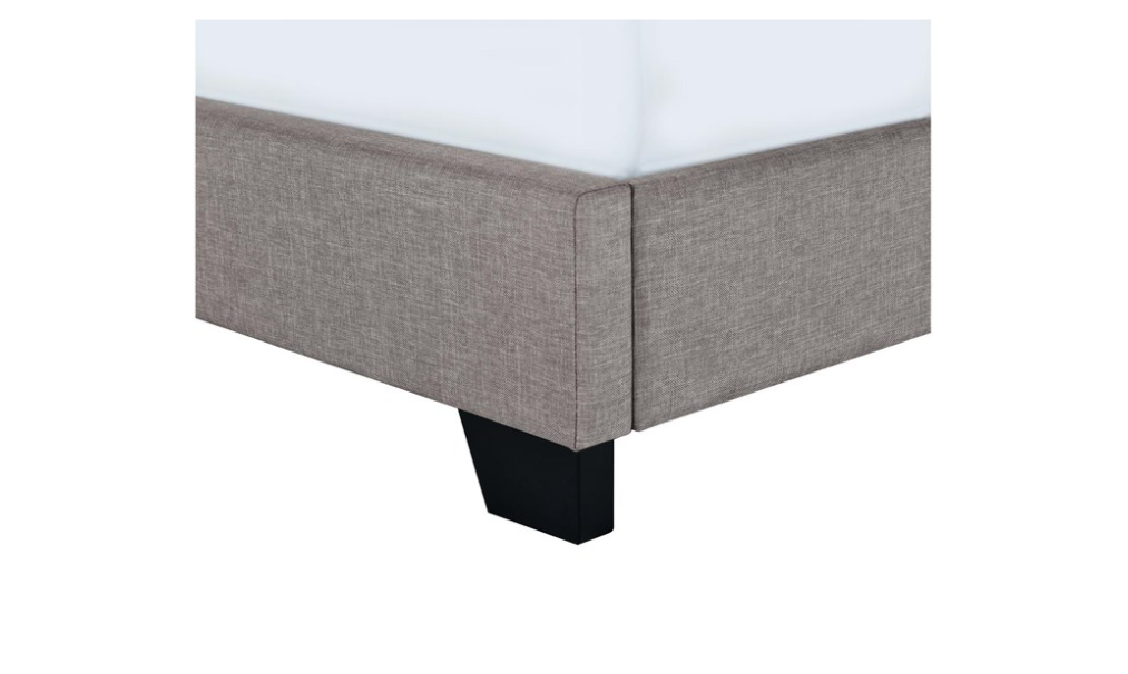 Upholstered Platform Ottoman Fabric Storage Wooden Double Full Twin king Queen Size Bed Frame