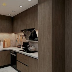 Adjustable Design for Home Living Decoration Walk-in Wardrobe Closet with Doors