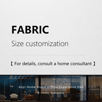 Vacuum Compression Straight Block  Cream Fabric Sofa