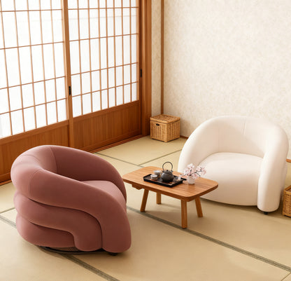 Living Room Velvet Chair Lounge Sofa Single Seater Sofa Accent Chair