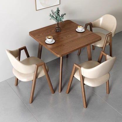 Tea Table Chair Set Small Square Home Dining Table and  Chair