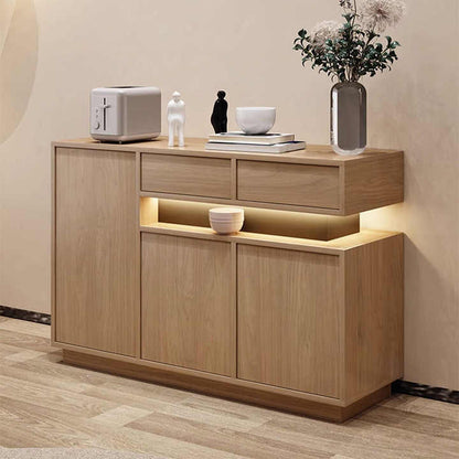 Simple Wood Sideboard for Living Room and Dining Storage in Kitchen or Entrance Hall