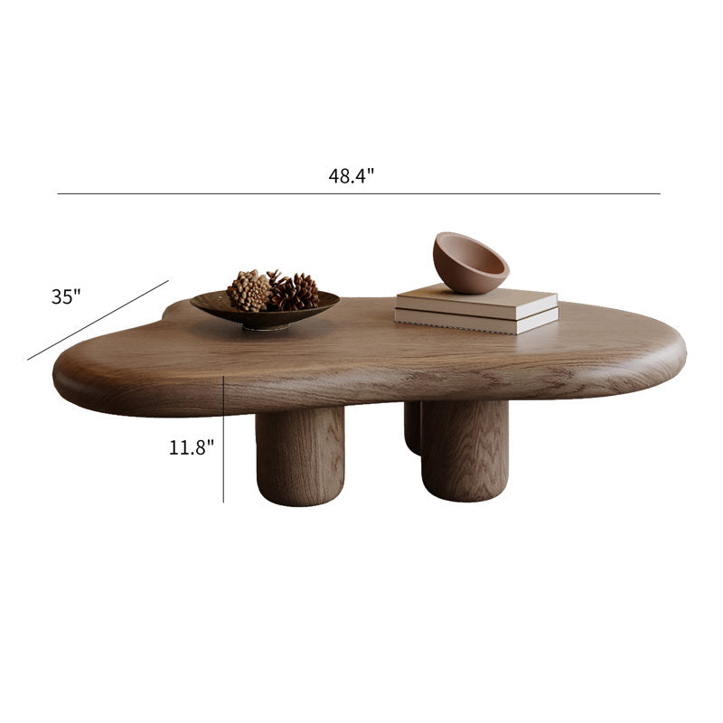 Coffee Table Irregular Coffee Table Luxury Wood Coffee Table for Living Room