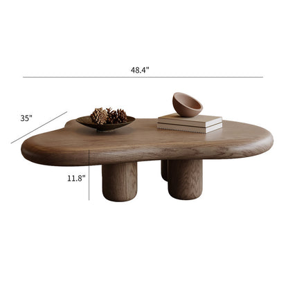 Coffee Table Irregular Coffee Table Luxury Wood Coffee Table for Living Room