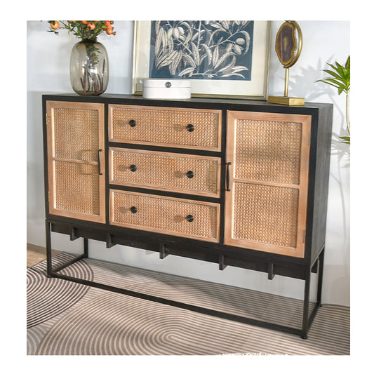 Storage Console Table with Drawers for Dining and Entry Living Room Furniture