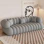 Fabric Sofa Small Apartment Living Room Lamb Velvet Cotton Candy Home Minimalist Sofa