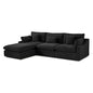 Chenille Linen Mix Fabric Living Room Modular Sectional Couch Sofa Set