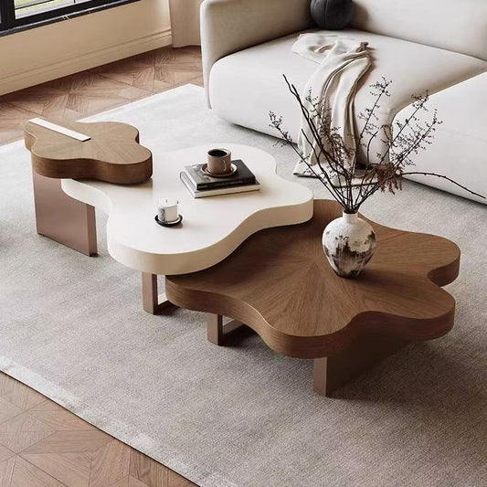 Modern Living Room Coffee Table, Italian Wooden Small-sized Coffee Table