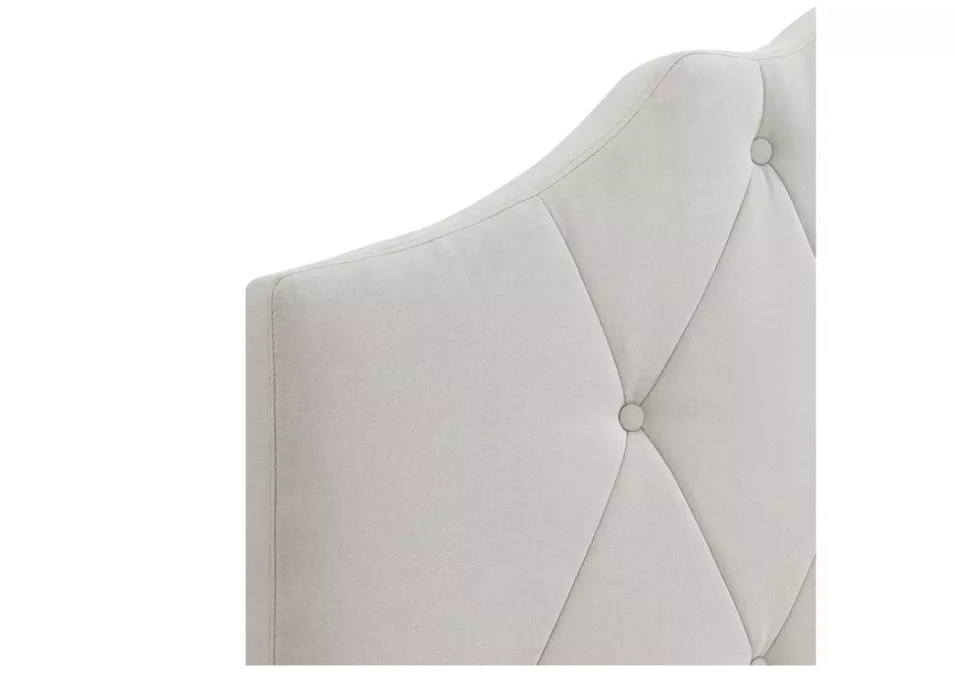 Upholstered Platform Ottoman Fabric Storage Wooden Double Full Twin king Queen Size Bed Frame