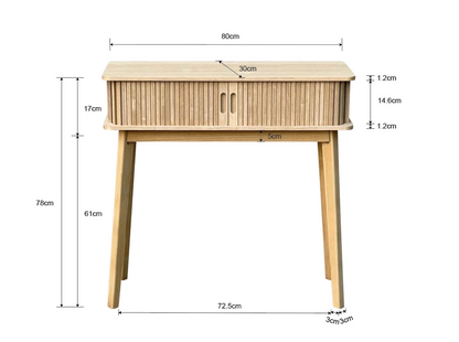 Wood Console Table Entryway  Wooden Accent Furniture
