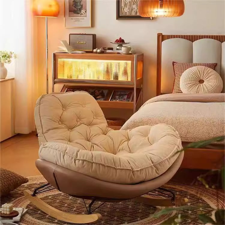 Living Room Chairs Egg Rocking Recliner Chair Lounge Sofa Single Sofa