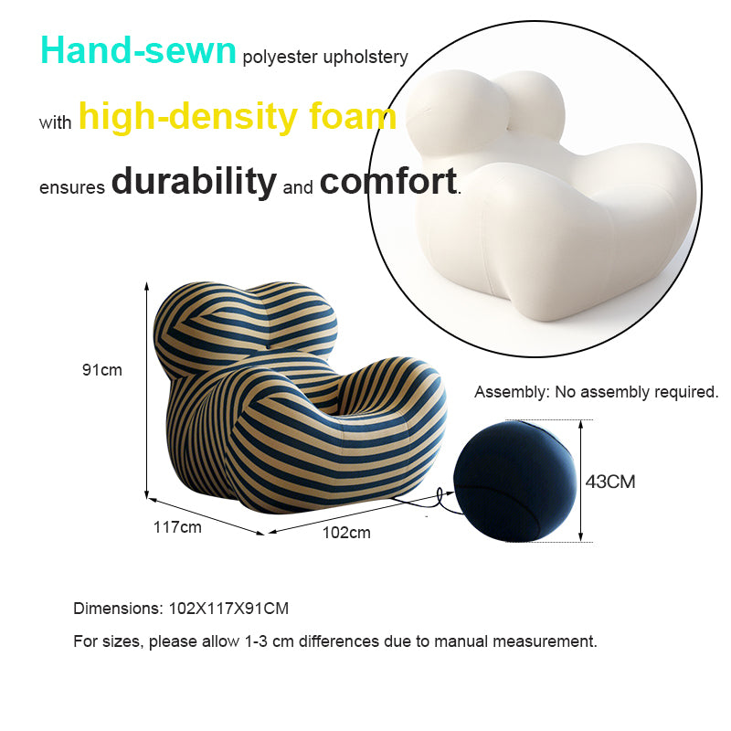 Single Recliner Sofa New Design Lounge Chair Armchair Casual Fabric Chair