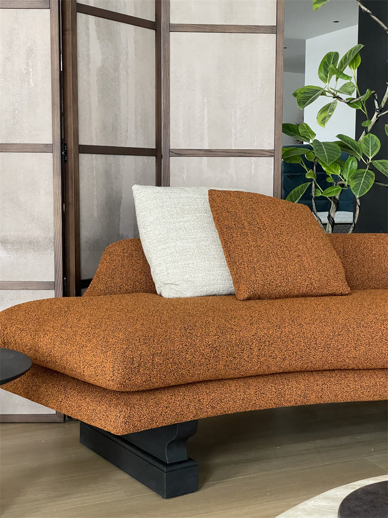 Home Furniture Hotel Villa Apartment Living Room Modern Designer Curve Sofa Set