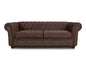 Chesterfield Asti 3-Seater Sofa Set, Glamour Design Sofa Set, Wooden Feet, Upholstered Sofa, for the Living Room