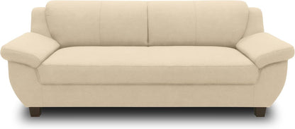 DOMO. collection Panama 3 Seater Sofa 3-Seater Couch Set 3-2-1 Taupe 207 cm