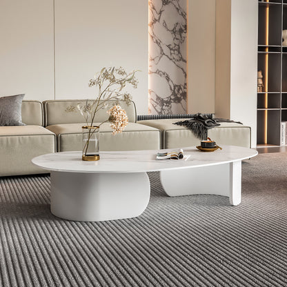 Rock Board Tea Table Black Cashew Nut Coffee Tables