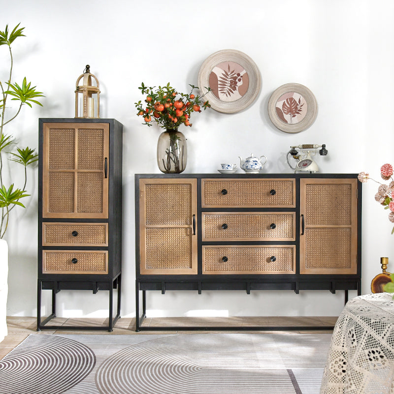 Storage Console Table with Drawers for Dining and Entry Living Room Furniture