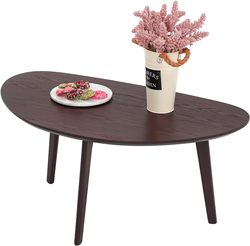 Home Living Room Mini Furniture Round Side Table End Table Wood Coffee Table