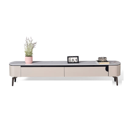 Living Room Furniture TV Stand with Carbon Steel Feet Coffee table Set