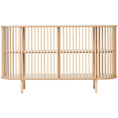 Console Table Storage Cabinet for Dining Room  Wooden Buffet Sideboard Cabinet