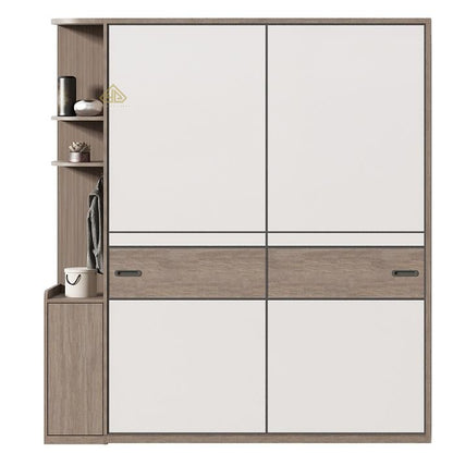 Practical Storage Cabinet  Wooden Wardrobe Made with Particle Board