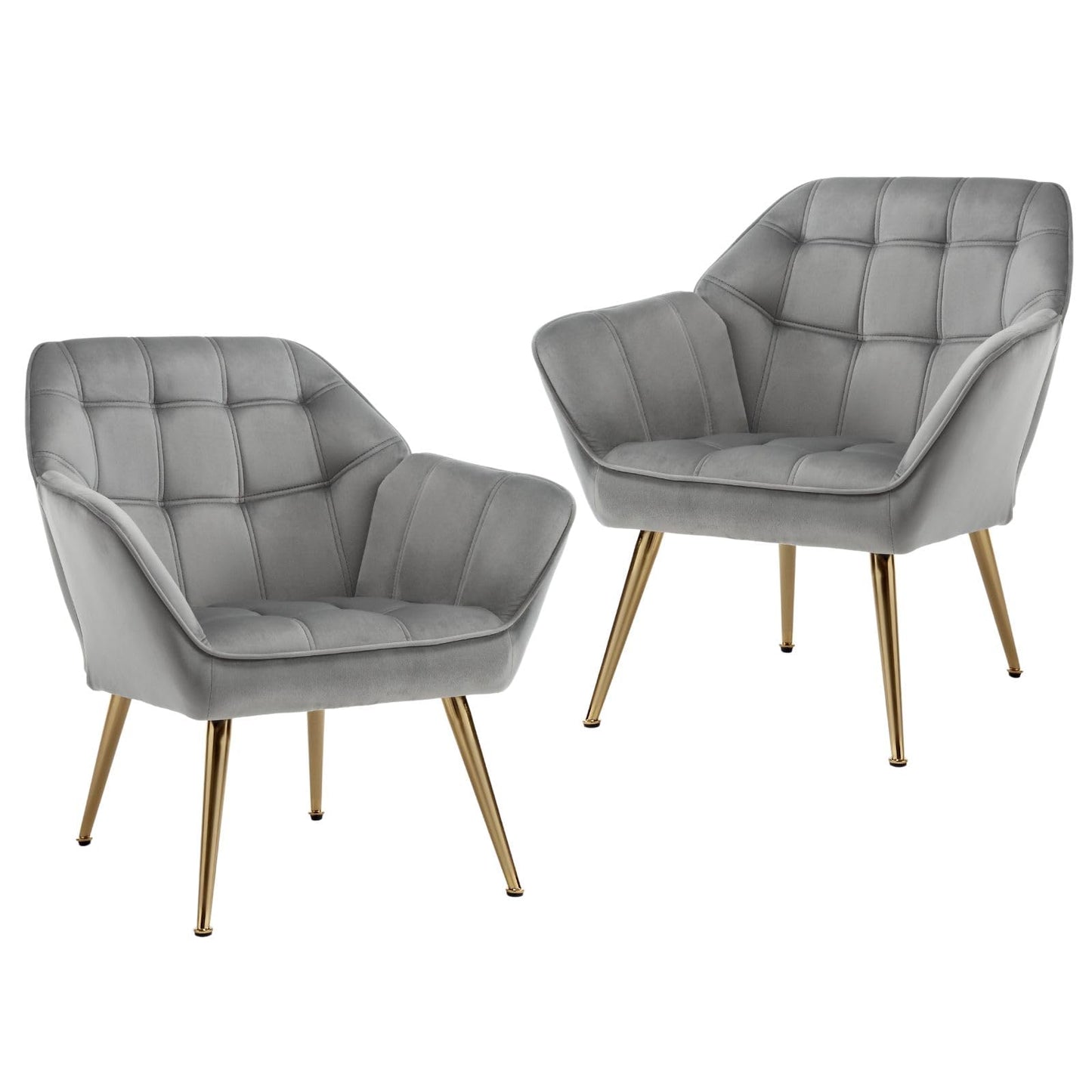 Accent Chair Armchair, Padded Armrest Chair, Reading Chair with Wooden Legs Made of Linen, Reading Chair, Single Sofa, TV Chair for Living Room, Bedroom, Lounges, Beige