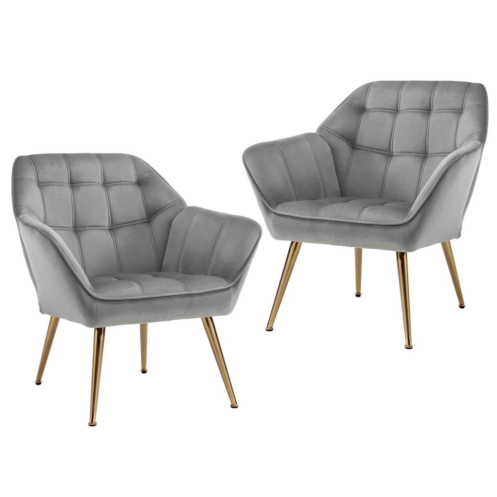 Accent Chair Armchair, Padded Armrest Chair, Reading Chair with Wooden Legs Made of Linen, Reading Chair, Single Sofa, TV Chair for Living Room, Bedroom, Lounges, Beige