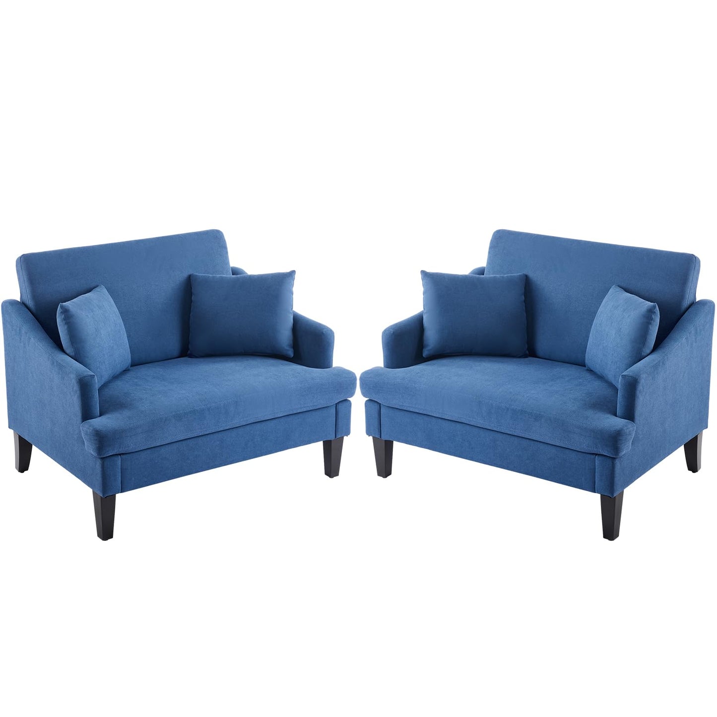 Bezseller Oversized Accent Chair, 33.5'' Wide Seat Comfy Armchair with 2 Pillows, Upholstered Big Reading Chair, Modern Single Sofa Chair for Living Room Bedroom Apartment Office, Beige