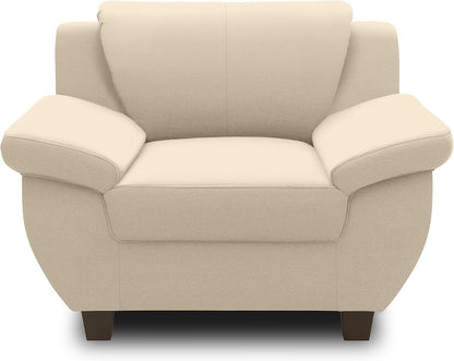 DOMO. collection Panama 3 Seater Sofa 3-Seater Couch Set 3-2-1 Taupe 207 cm