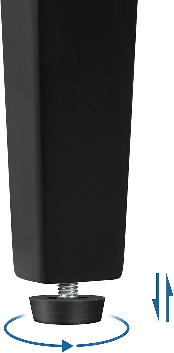 Yaheetech Wingback Chair Modern Wooden Legs Armchair Upholstered TV Chair with Armrests Single Sofa Seat Comfort Dark Grey