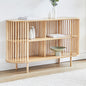 Console Table Storage Cabinet for Dining Room  Wooden Buffet Sideboard Cabinet