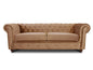 Chesterfield Asti 3-Seater Sofa Set, Glamour Design Sofa Set, Wooden Feet, Upholstered Sofa, for the Living Room