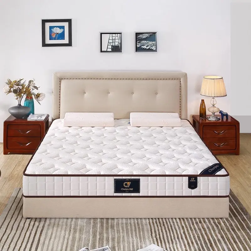 Fireproof Mattress Fabric Memory Foam Bonnell Spring Mattresses