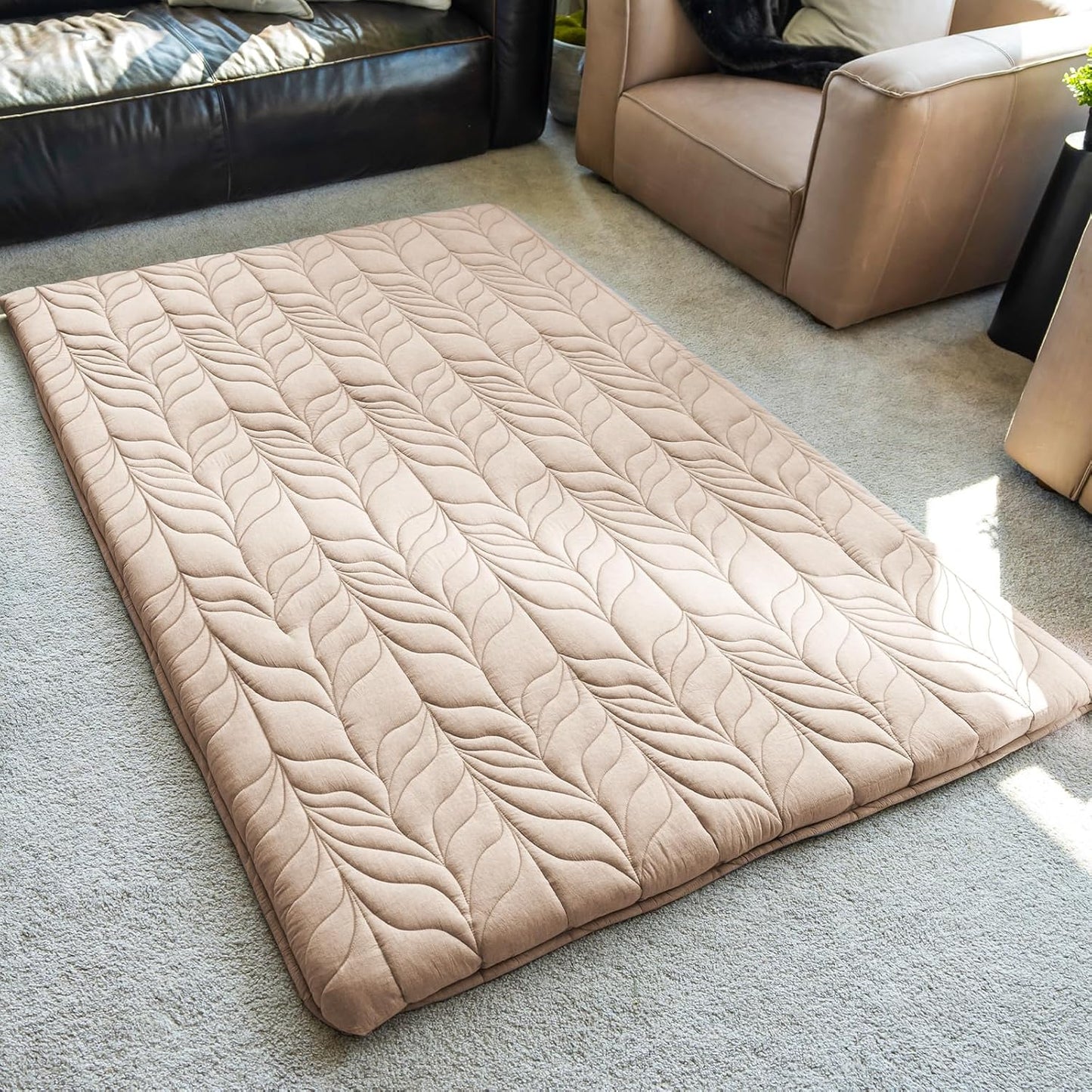 Floor Mattress Futon Mattress Queen Size Thicken Roll Camping Mattress